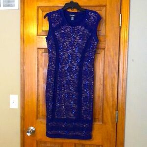Blue cocktail dress